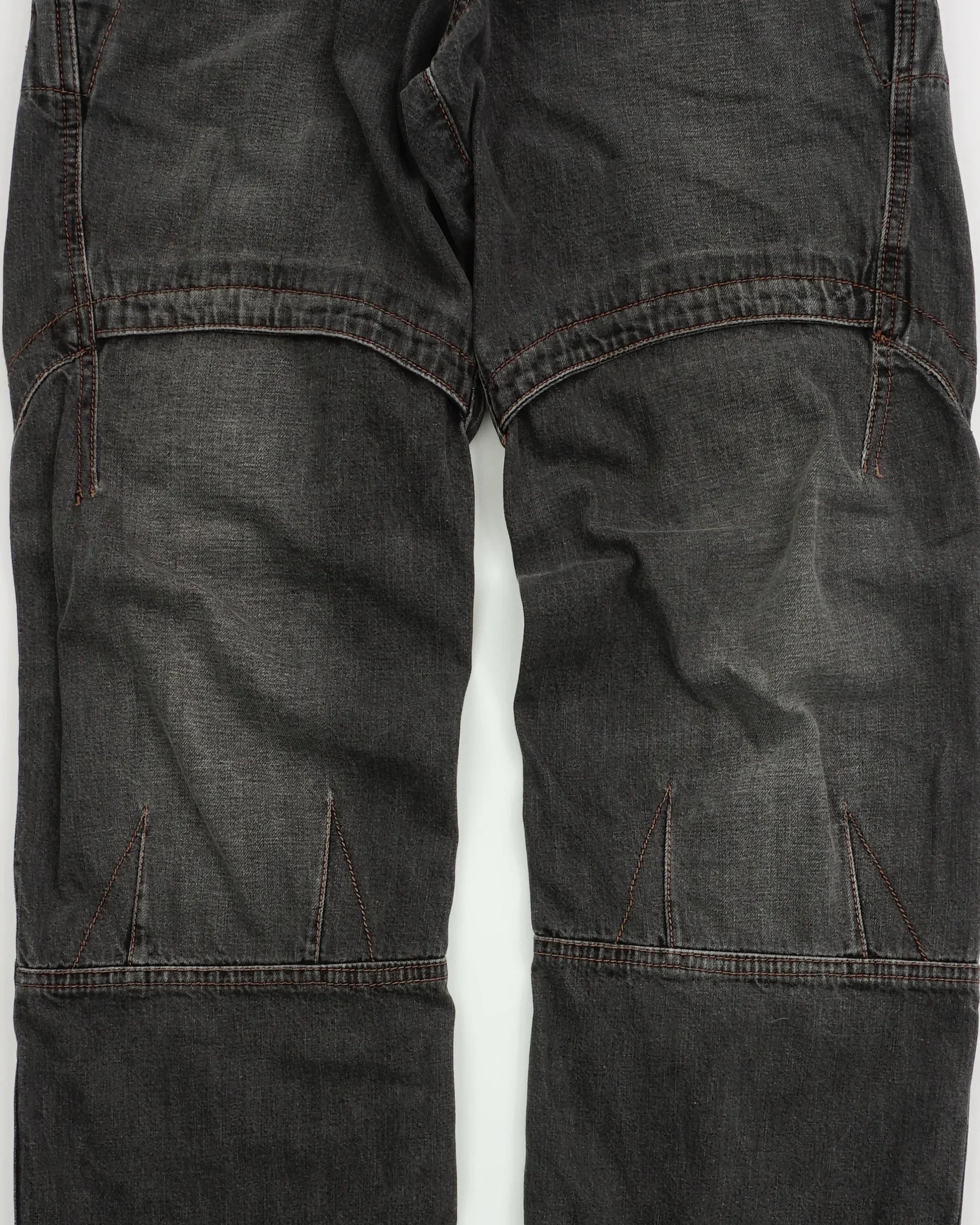 SS 2004 Dolce & Gabbana Denim Pants Black