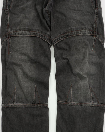 SS 2004 Dolce & Gabbana Denim Pants Black
