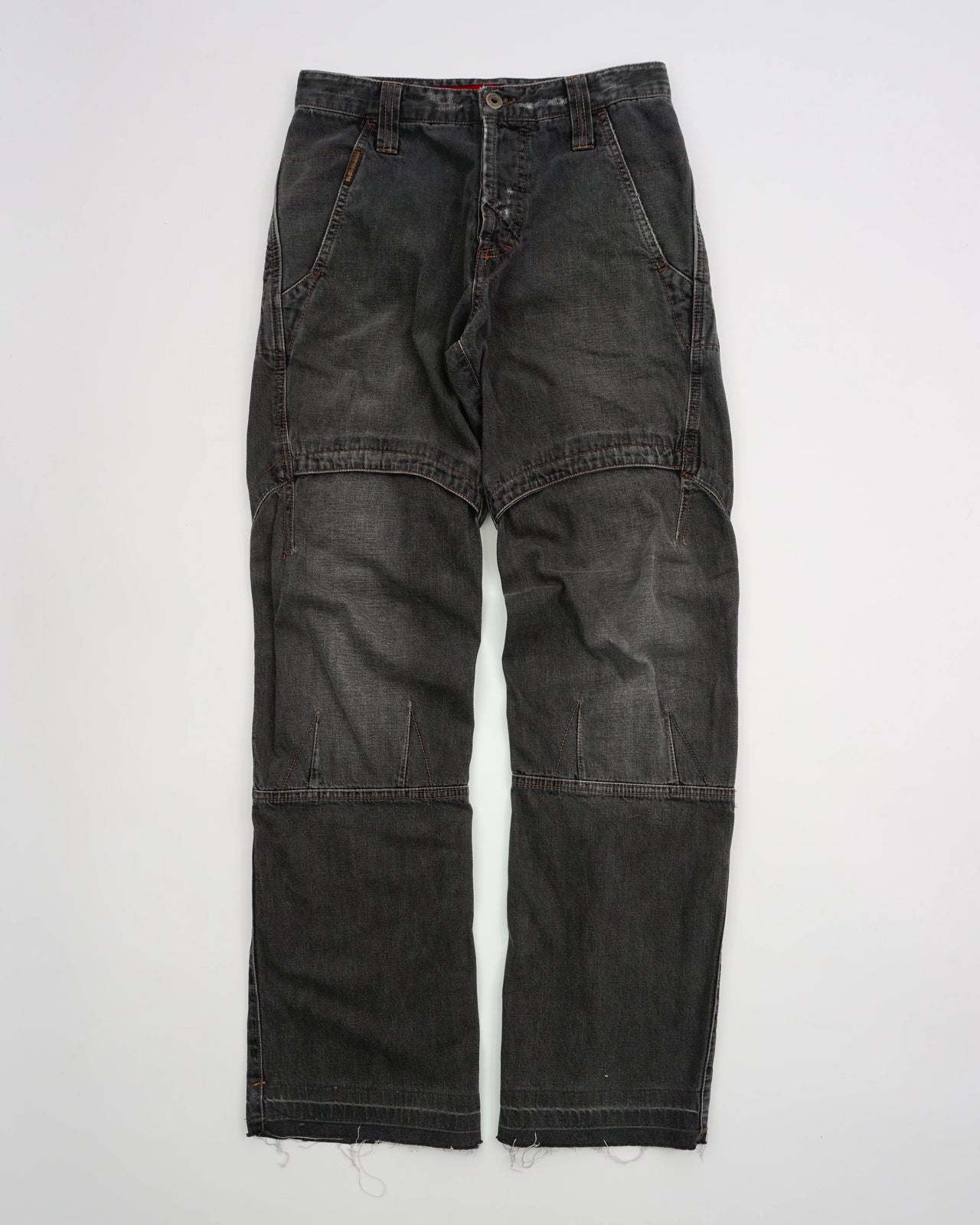 SS 2004 Dolce & Gabbana Denim Pants Black