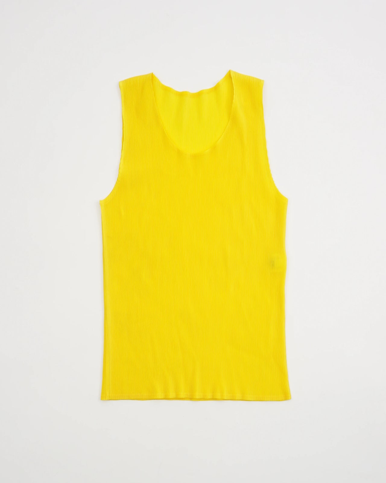 2000's Issey Miyake Tank Top Yellow