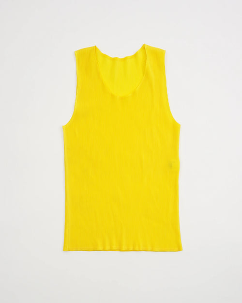 2000's Issey Miyake Tank Top Yellow