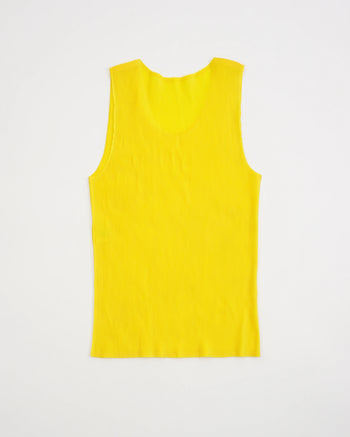 2000's Issey Miyake Tank Top Yellow