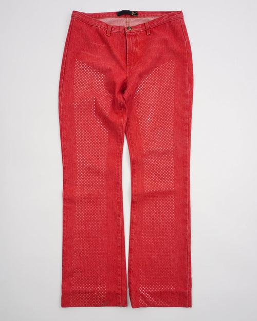 2000's Cavalli Pants Red