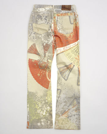 2000's Cavalli Pants Multi-Colour