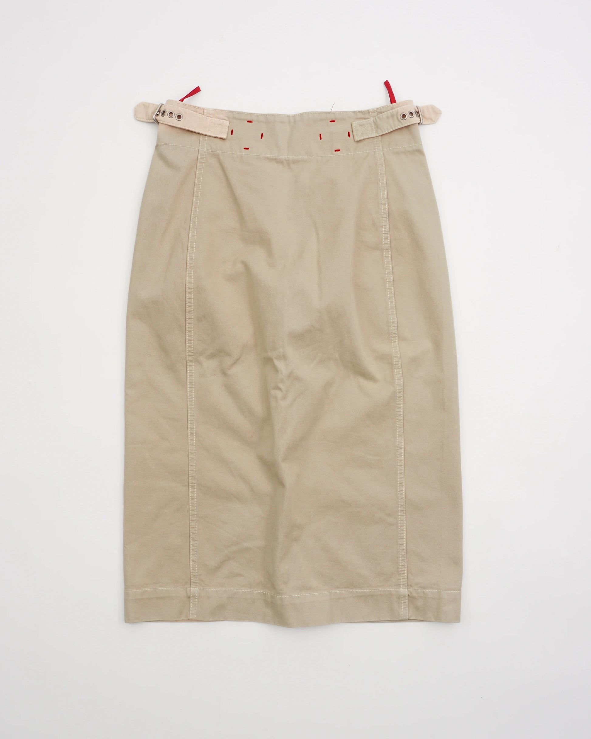 2000's Prada Pencil Skirt Beige