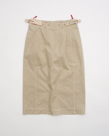 2000's Prada Pencil Skirt Beige