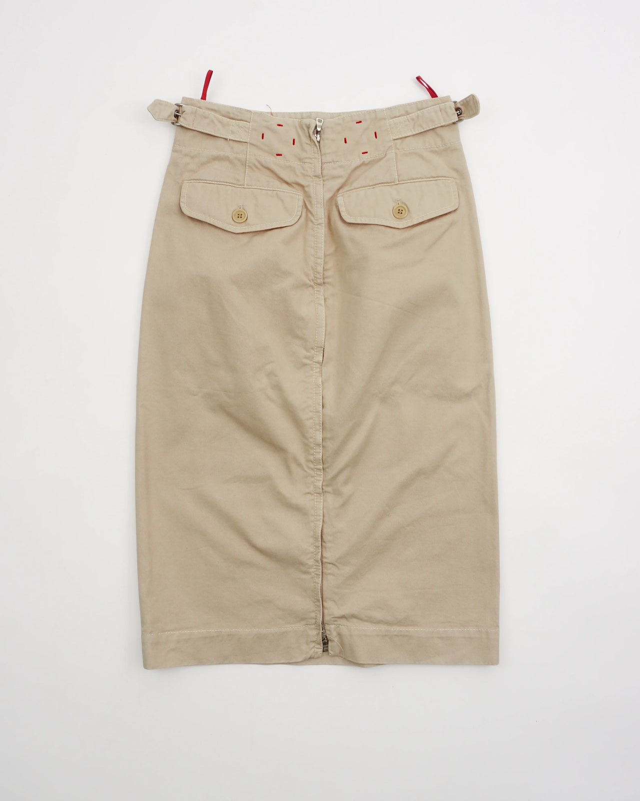 2000's Prada Pencil Skirt Beige