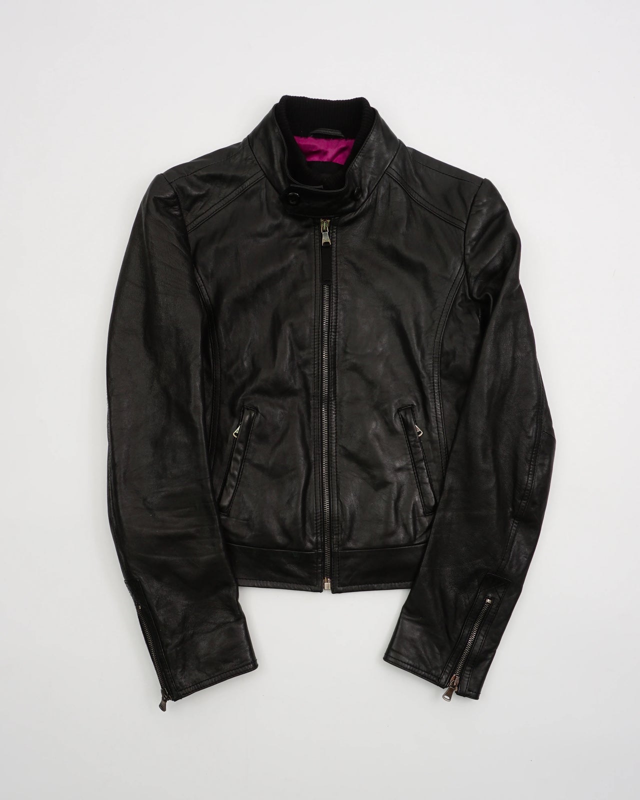 2000's D&G Leather Jacket Black