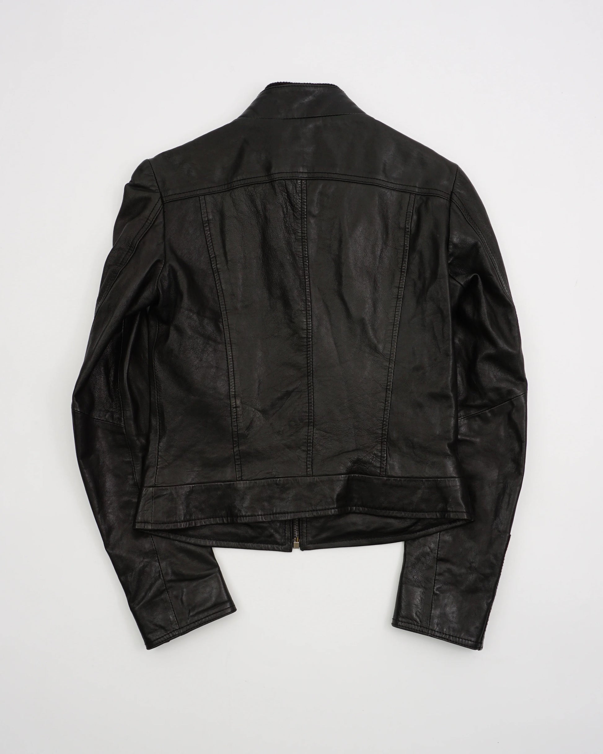 2000's D&G Leather Jacket Black