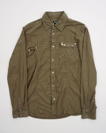 SS 2003 D&G Long-sleeve Shirt Green