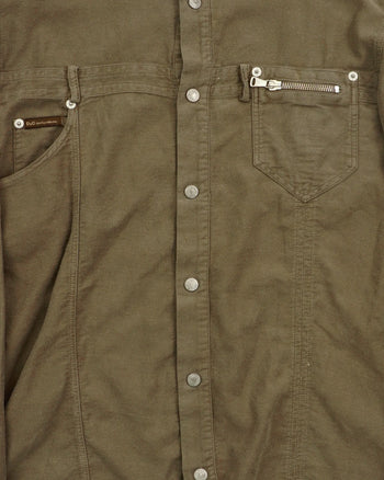 SS 2003 D&G Long-sleeve Shirt Green