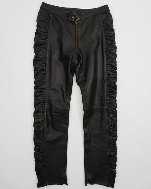 2000's Dolce & Gabbana Leather pants Black