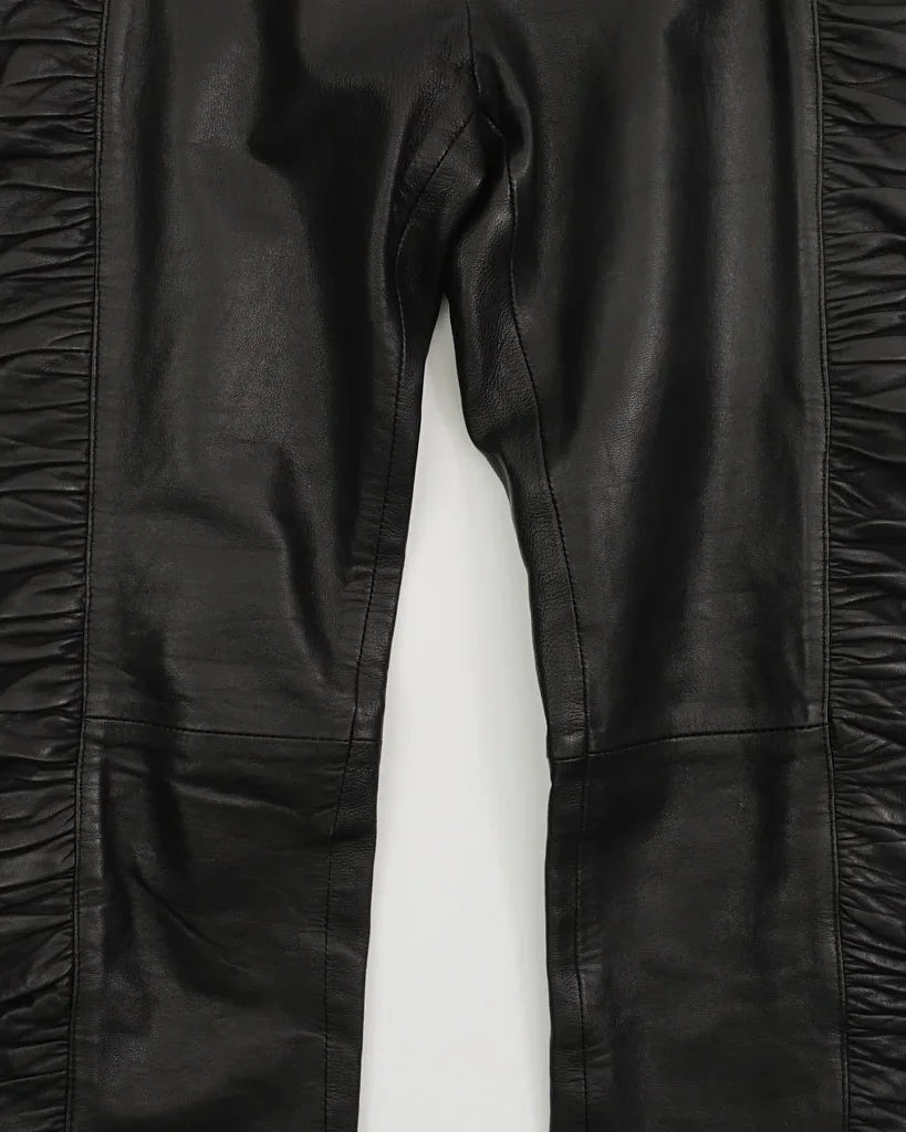2000's Dolce & Gabbana Leather pants Black