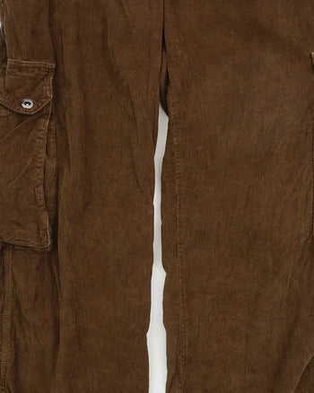 2000's Dolce & Gabbana Corduroy Cargo Pants Brown