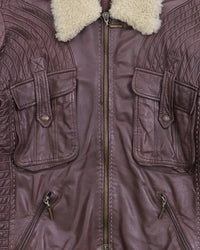 AW2005 Cavalli Leather jacket Brown