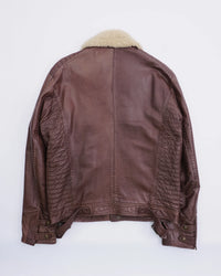 AW2005 Cavalli Leather jacket Brown