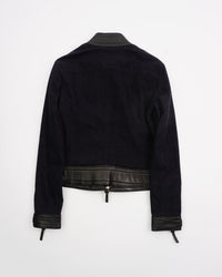2000's Roberto Cavalli Moto Jacket Black