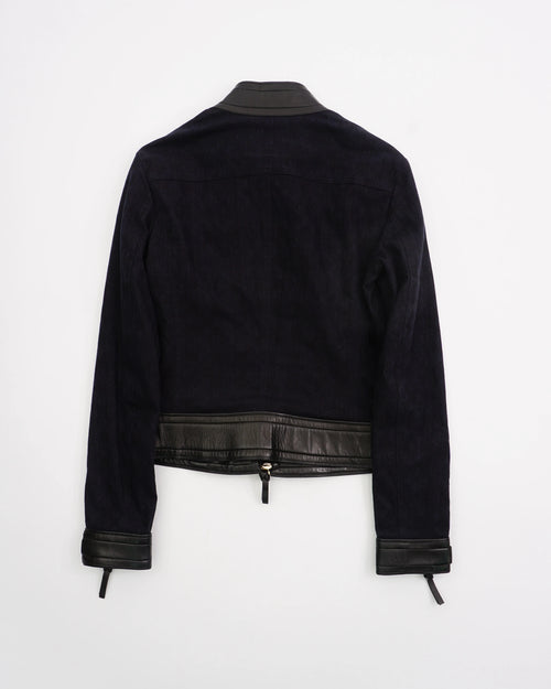 2000's Roberto Cavalli Moto Jacket Black