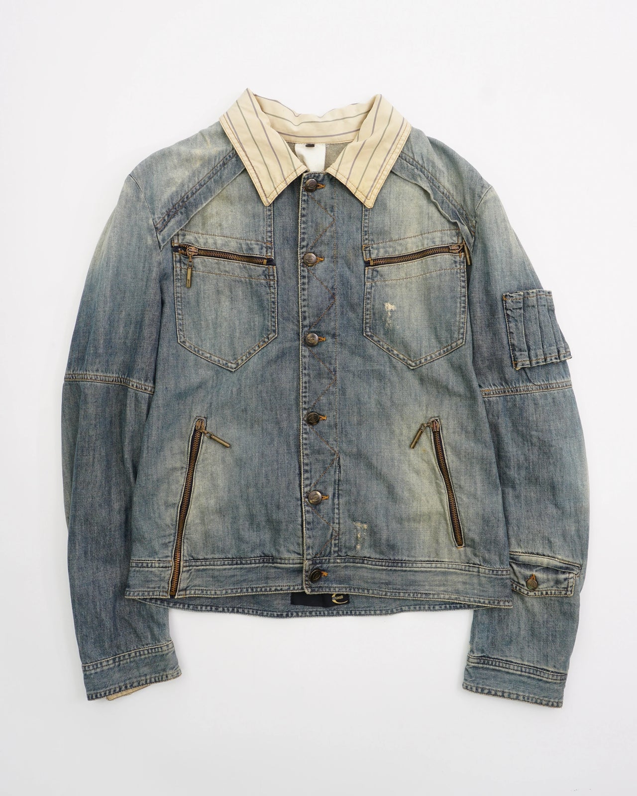 SS2005 Roberto Cavalli Denim Jacket Blue