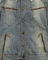 SS2005 Roberto Cavalli Denim Jacket Blue