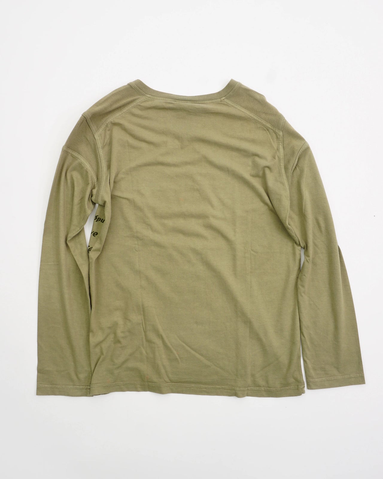 2000's Dolce & Gabbana Long-sleeve T-shirt Olive Green