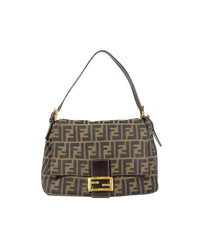 Fendi Zucca Mamma Brown Gold Bag