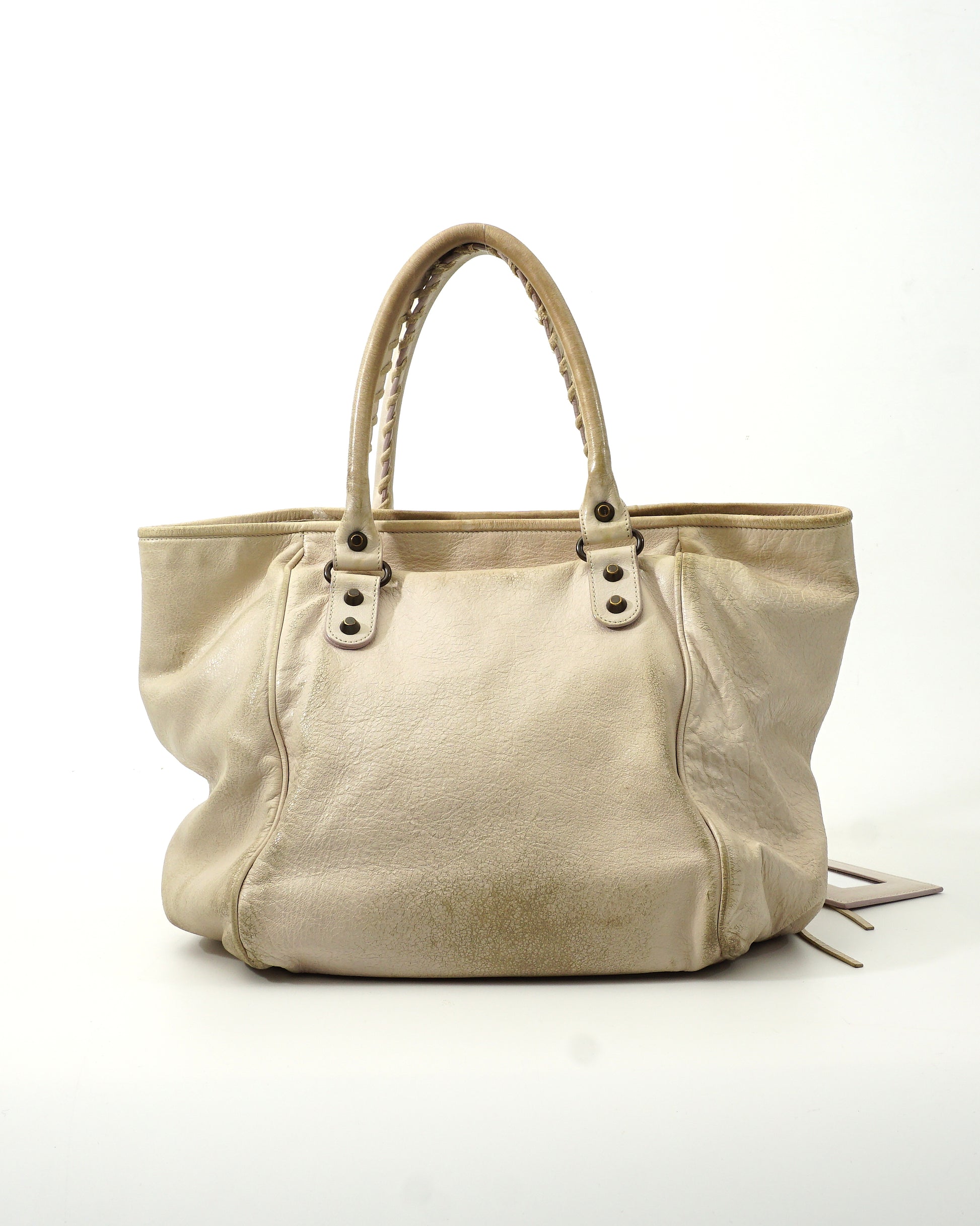 Balenciaga City Bag Cream Leather