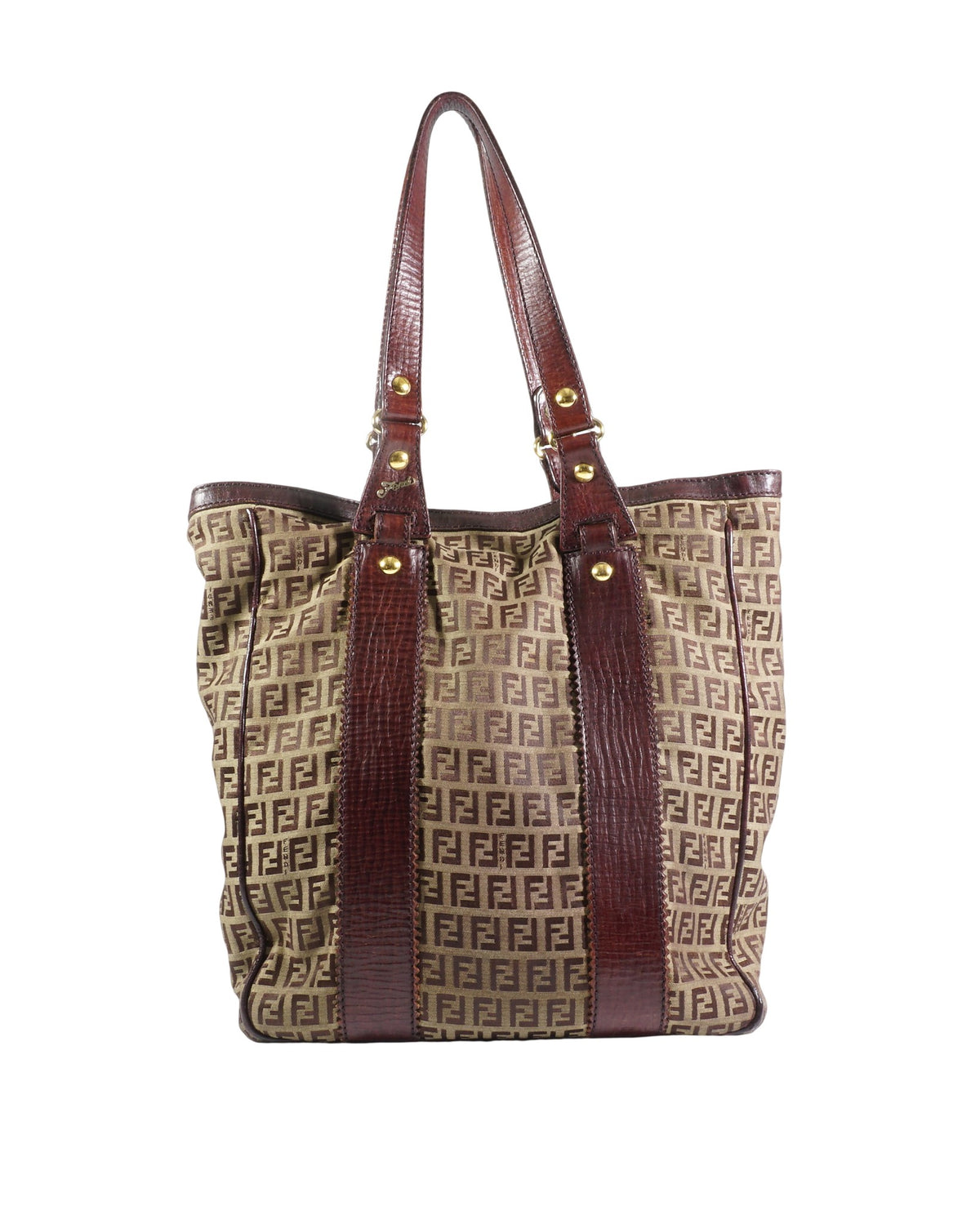 2000's Fendi Zucchino Canvas Bag