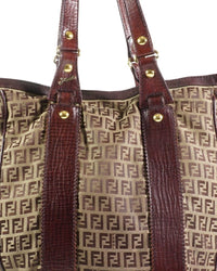 2000's Fendi Zucchino Canvas Bag