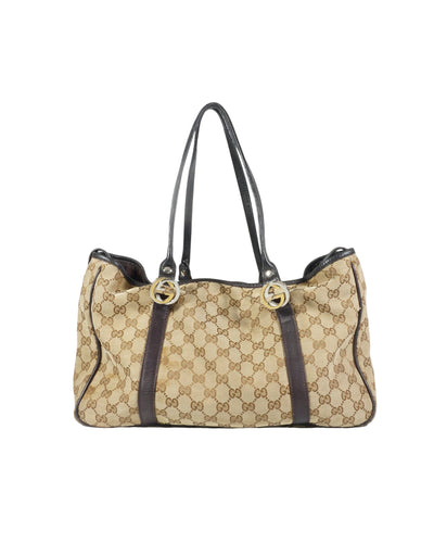 Gucci Double Logo Canvas Bag