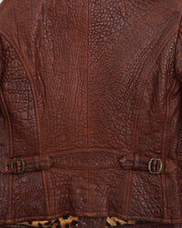 AW2006 Dolce & Gabbana Leather Jacket Brown