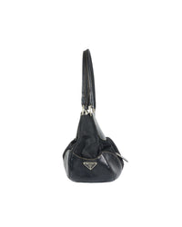 Prada Black Nylon Leather Bag