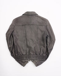 2000's Dolce & Gabbana Leather Jacket Gray