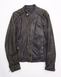 2000's Vjc Leather Jacket Black