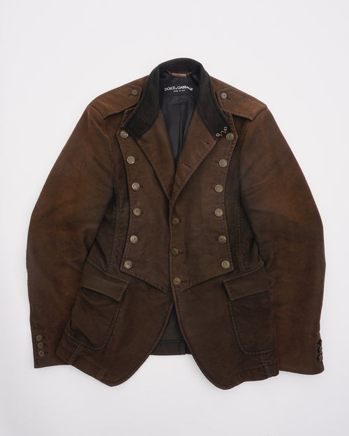 2000's Dolce & Gabbana Blazer Brown