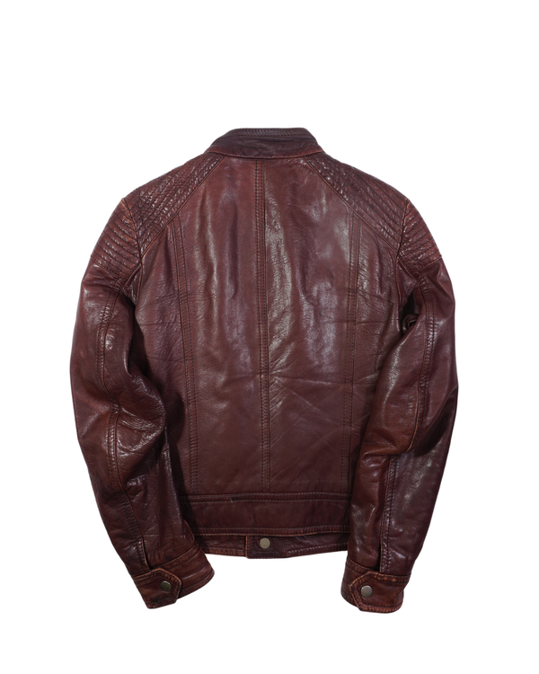2000's Gucci Dark Brown Leather Jacket