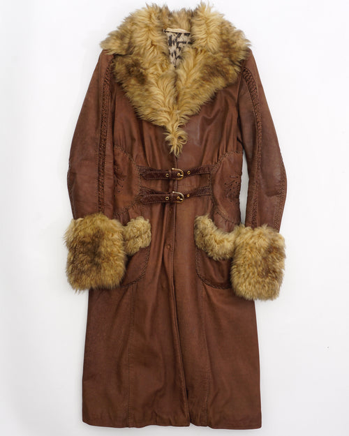 Roberto Cavalli Coat Brown
