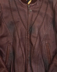 2000's Roberto Cavalli Leather Jacket Brown