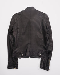 2000's Dolce & Gabbana Leather Jacket Black