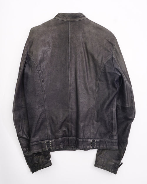 2000's Vjc Leather Jacket Black