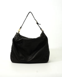 Gucci Logo Bag Leather Black
