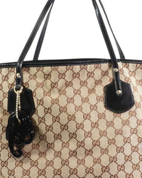 2000's Gucci Canvas Jolie Charms Tote Bag