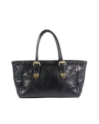 2000's Gucci Guccissima Black Leather Bag