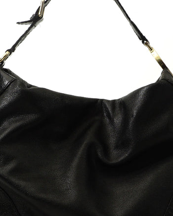 Gucci Logo Bag Leather Black