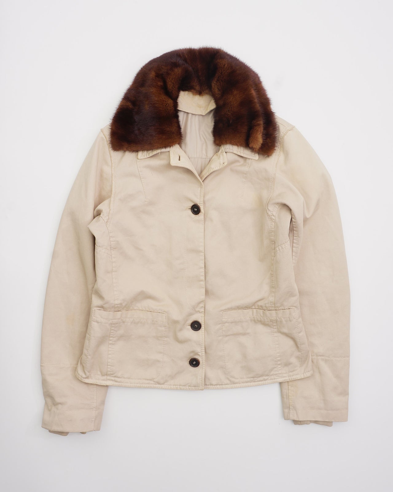 2000's Prada Jacket Beige