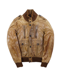 AW2009 Gucci Madonna Leather Jacket Beige