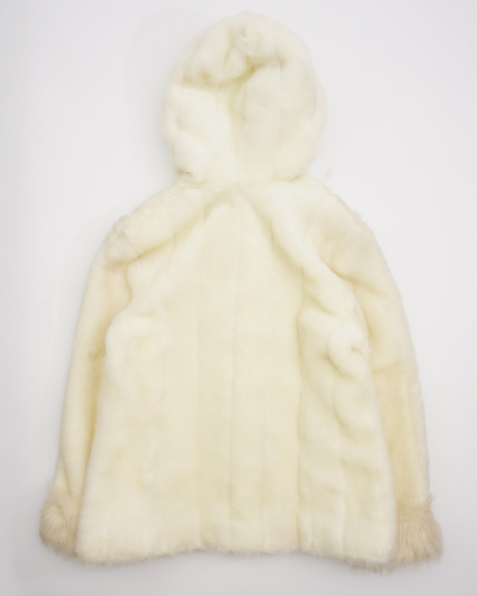 Balmain Fauxfur coat White