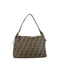 Fendi Zucca Mamma Brown Gold Bag