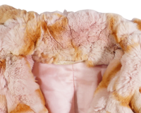 2000's Roberto Cavallie Pink Rabbit Fur Jacket