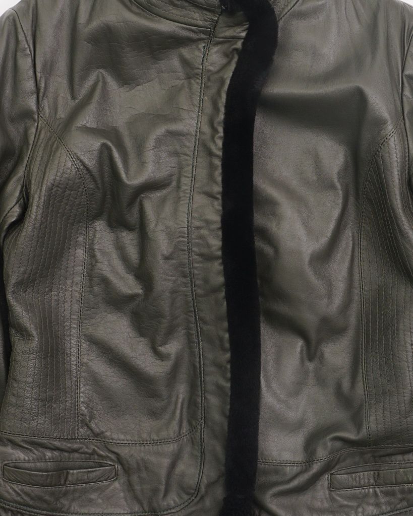 2000's Cavalli Leather Jacket Green